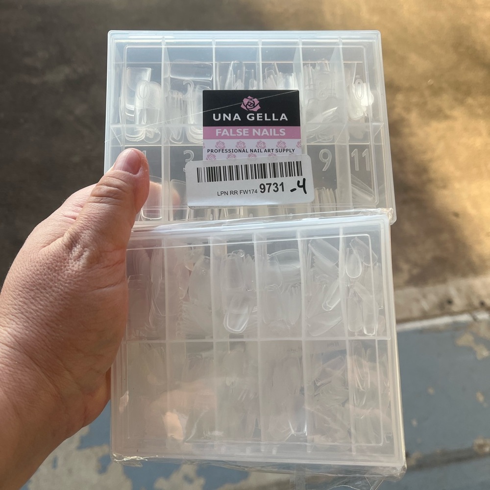 Clear False Nails